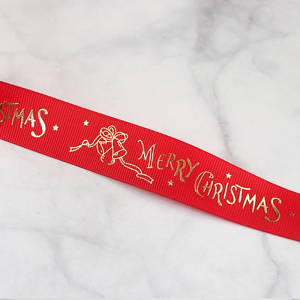 PandaHall 25 Yards Flat Christmas Bell Printed Polyester Grosgrain Ribbons, Hot Stamping Ribbons, Red, 1 inch(25mm), about 25.00 Yards...
PandaHall 25 Yards Flat Christmas Bell Printed Polyester Grosgrain Ribbons, Hot Stamping Ribbons, Red, 1 inch(25mm), about 25.00 Yards...