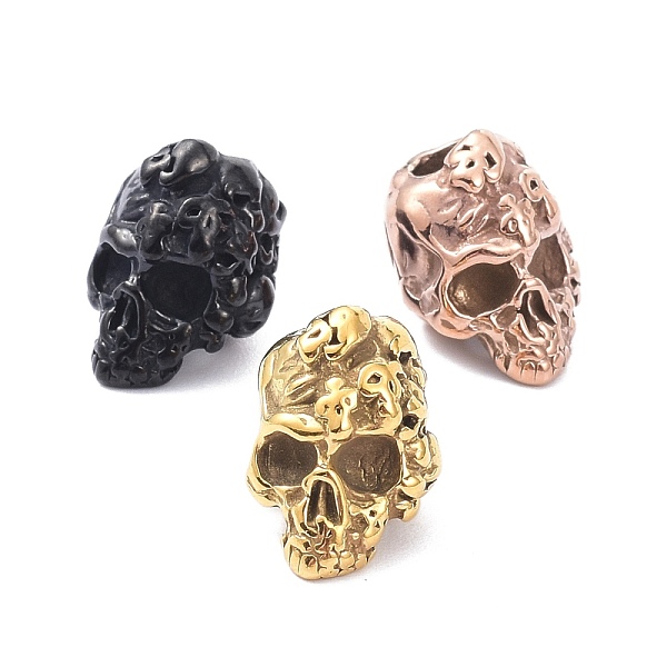 PandaHall Ion Plating(IP) 304 Stainless Steel Beads, Skull, Mixed Color, 15x11x11.5mm, Hole: 4mm 304 Stainless Steel Skull
PandaHall Ion Plating(IP) 304 Stainless Steel Beads, Skull, Mixed Color, 15x11x11.5mm, Hole: 4mm 304 Stainless Steel Skull