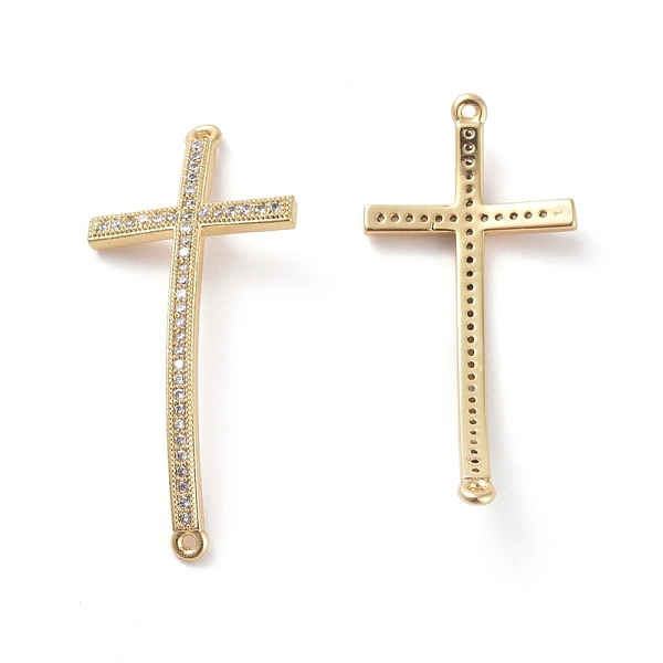 PandaHall Brass Micro Pave Cubic Zirconia Links connectors, Cross, Clear, Golden, 35.1x16x2mm, Hole: 0.8mm Brass+Cubic Zirconia Cross Clear
PandaHall Brass Micro Pave Cubic Zirconia Links connectors, Cross, Clear, Golden, 35.1x16x2mm, Hole: 0.8mm Brass+Cubic Zirconia Cross Clear