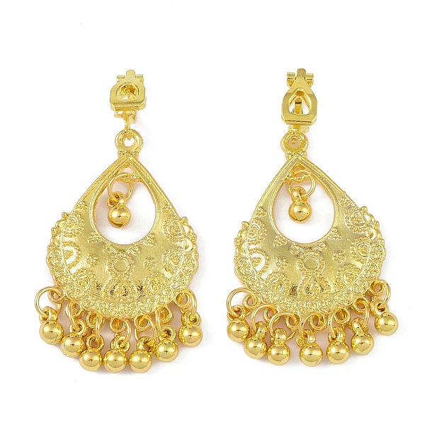 PandaHall Bohemia Zinc Alloy Clip-on Earrings, Chandelier Earrings for Women, Golden, 54x25mm Alloy
PandaHall Bohemia Zinc Alloy Clip-on Earrings, Chandelier Earrings for Women, Golden, 54x25mm Alloy