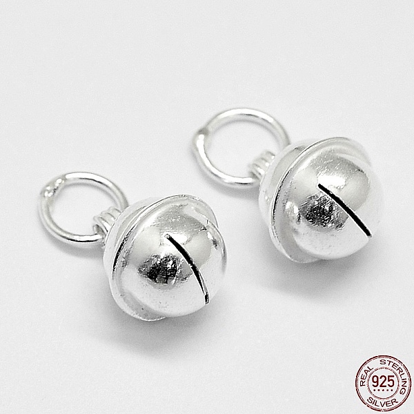 PandaHall 925 Sterling Silver Bell Charms, with Brass, Silver, 8x7mm, Hole: 3.5mm Sterling Silver Bell Silver
PandaHall 925 Sterling Silver Bell Charms, with Brass, Silver, 8x7mm, Hole: 3.5mm Sterling Silver Bell Silver