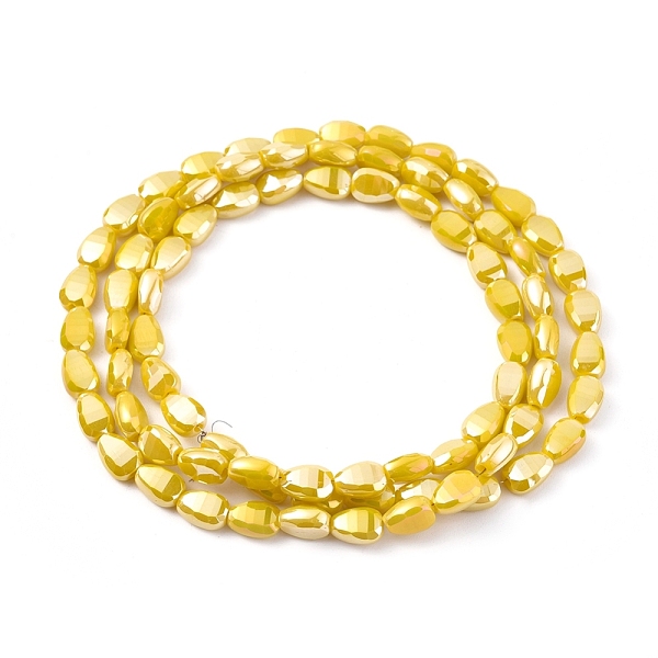 PandaHall Electroplate Opaque Solid Color Glass Beads Strands, Full Rainbow Plated, Faceted, Teardrop, Gold, 9x6x4.5mm, Hole: 1.2mm, about...
PandaHall Electroplate Opaque Solid Color Glass Beads Strands, Full Rainbow Plated, Faceted, Teardrop, Gold, 9x6x4.5mm, Hole: 1.2mm, about...