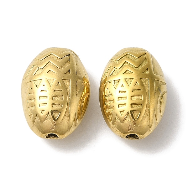 PandaHall 304 Stainless Steel Beads, Oval, Golden, 13x9x7mm, Hole: 1.5mm 304 Stainless Steel Oval
PandaHall 304 Stainless Steel Beads, Oval, Golden, 13x9x7mm, Hole: 1.5mm 304 Stainless Steel Oval