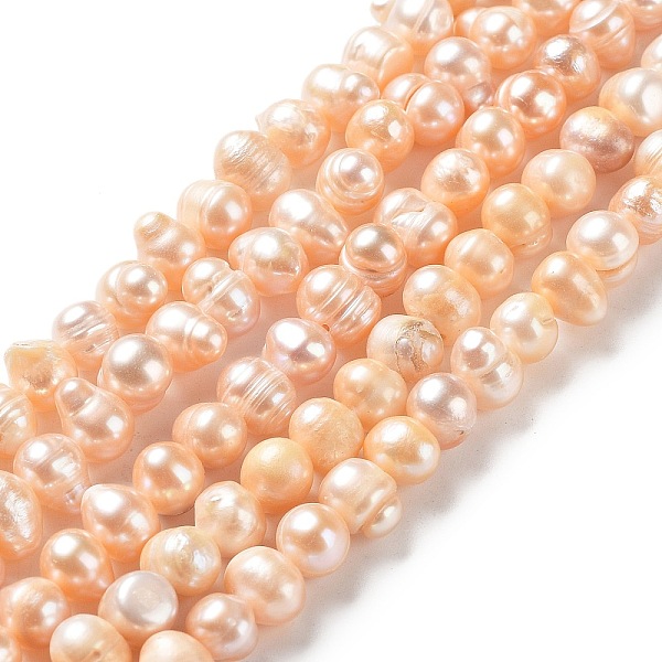 PandaHall Natural Cultured Freshwater Pearl Beads Strands, Potato, Grade AB, Sandy Brown, 7~8x6~6.5mm, Hole: 0.6mm, about 52pcs/strand...
PandaHall Natural Cultured Freshwater Pearl Beads Strands, Potato, Grade AB, Sandy Brown, 7~8x6~6.5mm, Hole: 0.6mm, about 52pcs/strand...