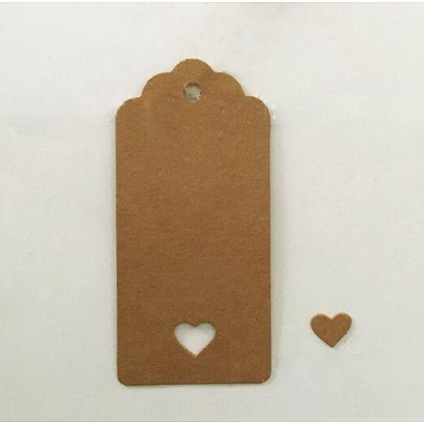 PandaHall Jewelry Display Kraft Paper Price Tags, Rectangle with Heart, Sienna, 95x45mm, 100pcs/bag Paper Brown
PandaHall Jewelry Display Kraft Paper Price Tags, Rectangle with Heart, Sienna, 95x45mm, 100pcs/bag Paper Brown
