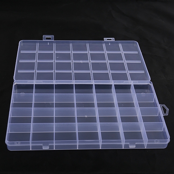 PandaHall Transparent Plastic Bead Containers, with 28 Compartments, for DIY Art Craft, Nail Diamonds, Bead Storage, Rectangle, Clear...
PandaHall Transparent Plastic Bead Containers, with 28 Compartments, for DIY Art Craft, Nail Diamonds, Bead Storage, Rectangle, Clear...