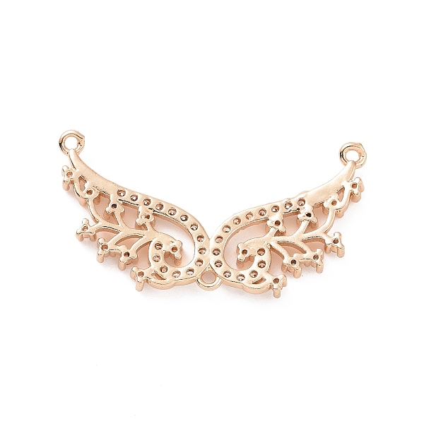 PandaHall Brass Micro Pave Clear Cubic Zirconia Connector Charms, Angel Wing Links, Light Gold, 17.5x34x2.5mm, Hole: 1.2mm Brass+Cubic...
PandaHall Brass Micro Pave Clear Cubic Zirconia Connector Charms, Angel Wing Links, Light Gold, 17.5x34x2.5mm, Hole: 1.2mm Brass+Cubic...