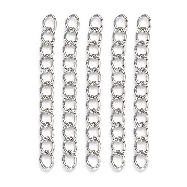 PandaHall 304 Stainless Steel Chain Extenders, Stainless Steel Color, 47~53x3mm 304 Stainless Steel
PandaHall 304 Stainless Steel Chain Extenders, Stainless Steel Color, 47~53x3mm 304 Stainless Steel