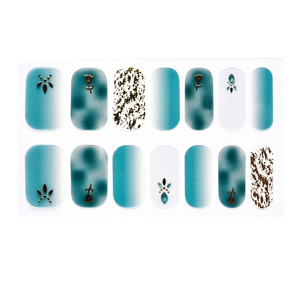 PandaHall Full Cover Nombre Nail Stickers, Self-Adhesive, for Nail Tips Decorations, Teal, 24x8mm, 14pcs/sheet Paper Others Cyan
PandaHall Full Cover Nombre Nail Stickers, Self-Adhesive, for Nail Tips Decorations, Teal, 24x8mm, 14pcs/sheet Paper Others Cyan