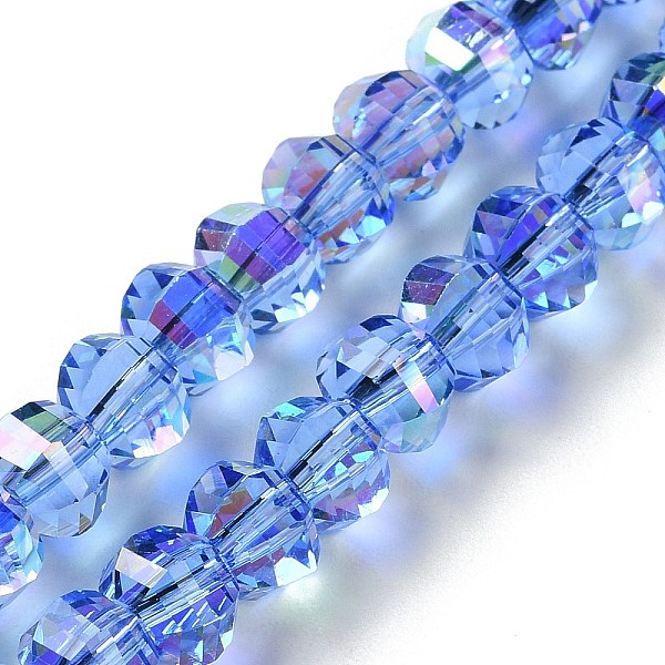 PandaHall Transparent Electroplate Glass Beads Strands, AB Color Plated, Faceted, Rondelle, Light Steel Blue, 7.8x5.8~6.3mm, Hole: 1.5mm...
PandaHall Transparent Electroplate Glass Beads Strands, AB Color Plated, Faceted, Rondelle, Light Steel Blue, 7.8x5.8~6.3mm, Hole: 1.5mm...