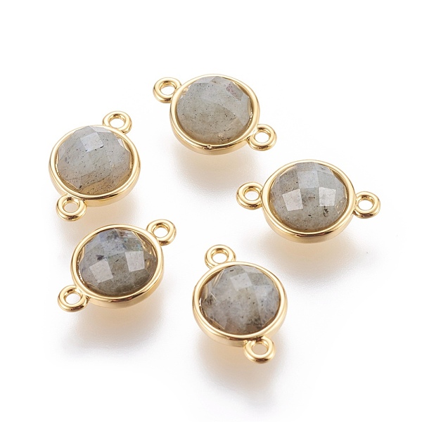 PandaHall Natural Gemstone Links connectors, with Brass Findings, Faceted, Flat Round, Golden, 15.5x10x6mm, Hole: 1.4mm Mixed Stone Flat...
PandaHall Natural Gemstone Links connectors, with Brass Findings, Faceted, Flat Round, Golden, 15.5x10x6mm, Hole: 1.4mm Mixed Stone Flat...