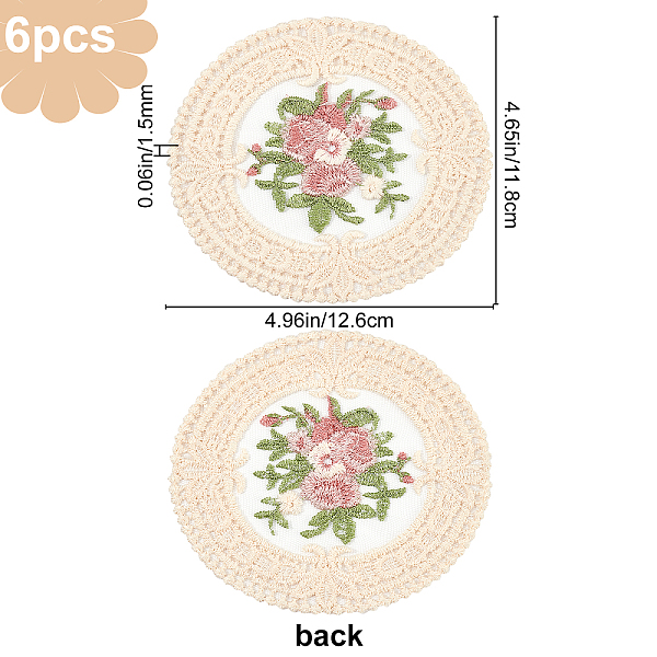 PandaHall GORGECRAFT 6PCS Flower Placemats Vintage Floral Place Mats Embroidery Craft Coasters European Style Lace Fabric Insulation...
PandaHall GORGECRAFT 6PCS Flower Placemats Vintage Floral Place Mats Embroidery Craft Coasters European Style Lace Fabric Insulation...