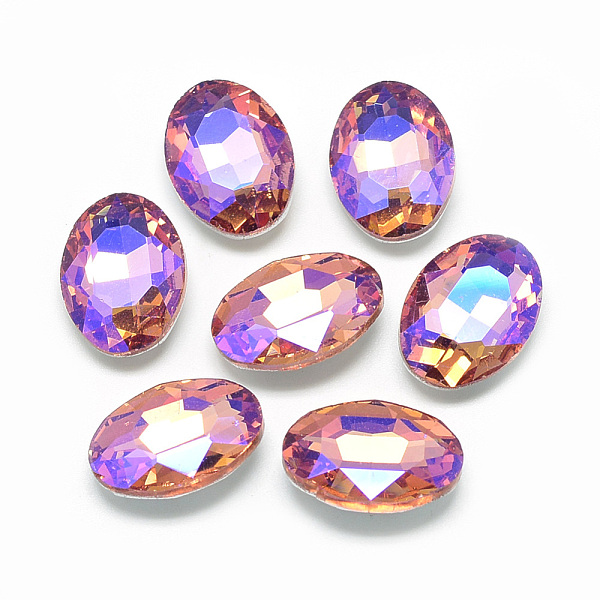 PandaHall Pointed Back Glass Rhinestone Cabochons, Back Plated, Faceted, AB Color Plated, Oval, Dark Salmon, 14x10x4.5mm Glass Rhinestone..., Red
PandaHall Pointed Back Glass Rhinestone Cabochons, Back Plated, Faceted, AB Color Plated, Oval, Dark Salmon, 14x10x4.5mm Glass Rhinestone..., Red