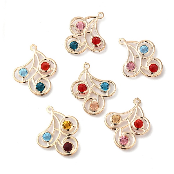 PandaHall Iron with Glass Pendants, Hollow Flower Charm, Mixed Color, 33x27x5.5mm, Hole: 1.8mm Iron+Glass Flower Multicolor
PandaHall Iron with Glass Pendants, Hollow Flower Charm, Mixed Color, 33x27x5.5mm, Hole: 1.8mm Iron+Glass Flower Multicolor