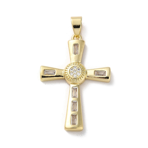 PandaHall Brass Micro Pave Clear Cubic Zirconia Pendants, Cross, Real 18K Gold Plated, 35x24x4mm, Hole: 5.5x4mm Brass+Cubic Zirconia Cross...
PandaHall Brass Micro Pave Clear Cubic Zirconia Pendants, Cross, Real 18K Gold Plated, 35x24x4mm, Hole: 5.5x4mm Brass+Cubic Zirconia Cross...