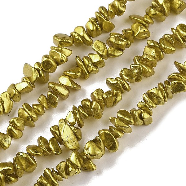 PandaHall Electroplate Glass Beads Strands, Chip, Dark Khaki, 2.5~6.5x3~10x4~12.5mm, Hole: 1mm, 33.86''(86cm) Glass Chip
PandaHall Electroplate Glass Beads Strands, Chip, Dark Khaki, 2.5~6.5x3~10x4~12.5mm, Hole: 1mm, 33.86''(86cm) Glass Chip