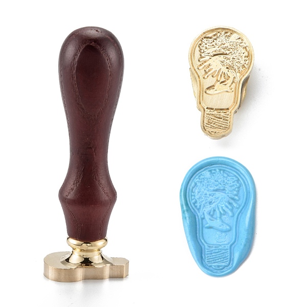 PandaHall DIY Scrapbook, Brass Wax Seal Stamp and Wood Handle Sets, Light Pattern, 8.65cm, Stamps: 29.5x17x14mm, Handle: 78x22mm Wood Others 
PandaHall DIY Scrapbook, Brass Wax Seal Stamp and Wood Handle Sets, Light Pattern, 8.65cm, Stamps: 29.5x17x14mm, Handle: 78x22mm Wood Others