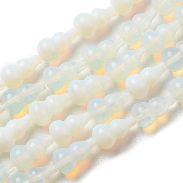 PandaHall Opalite Beads Strands, Gourd, 17.5~18.5x9.5~10mm, Hole: 1.2mm, about 23~24pcs/strand, 16.14~16.34 inch(41~41.5cm) Opalite Other...
PandaHall Opalite Beads Strands, Gourd, 17.5~18.5x9.5~10mm, Hole: 1.2mm, about 23~24pcs/strand, 16.14~16.34 inch(41~41.5cm) Opalite Other...