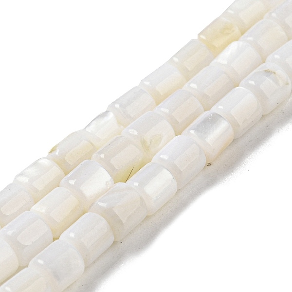 PandaHall Natural Freshwater Shell Beads Strands, Column, Snow, 4~5.5x5mm, Hole: 0.6mm, about 74~75pcs/strand, 14.76~14.96 inch(37.5~38cm)..., White
PandaHall Natural Freshwater Shell Beads Strands, Column, Snow, 4~5.5x5mm, Hole: 0.6mm, about 74~75pcs/strand, 14.76~14.96 inch(37.5~38cm)..., White