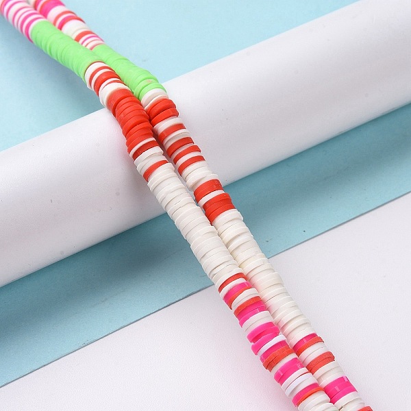 PandaHall Handmade Polymer Clay Bead Strands, Heishi Beads, Disc/Flat Round, Deep Pink, 6x0.2~2mm, Hole: 2mm, about 325~330pcs/strand...
PandaHall Handmade Polymer Clay Bead Strands, Heishi Beads, Disc/Flat Round, Deep Pink, 6x0.2~2mm, Hole: 2mm, about 325~330pcs/strand...