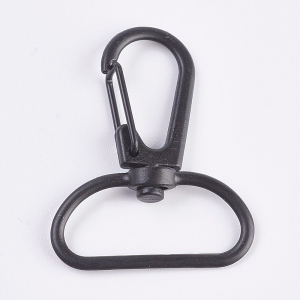PandaHall Alloy Swivel Lobster Claw Clasps, with Iron Findings, Gunmetal, 39x31x5.5mm, Hole: 8.5x26.5mm Alloy
PandaHall Alloy Swivel Lobster Claw Clasps, with Iron Findings, Gunmetal, 39x31x5.5mm, Hole: 8.5x26.5mm Alloy