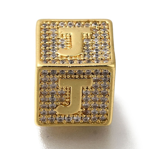 PandaHall Brass Cubic Zirconia Beads, Letter J, Square, Letter J, 9.5x9.5x9.5mm, Hole: 6mm Brass+Cubic Zirconia Letter J
PandaHall Brass Cubic Zirconia Beads, Letter J, Square, Letter J, 9.5x9.5x9.5mm, Hole: 6mm Brass+Cubic Zirconia Letter J