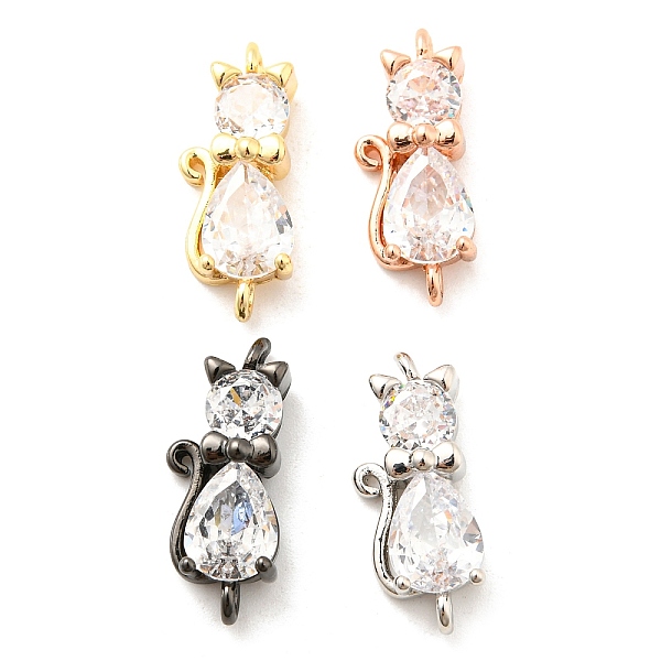 PandaHall Brass Micro Pave Cubic Zirconia Kitten Links connectors, Cat, Clear, Mixed Color, 18x8x5mm, Hole: 1.2mm Brass+Cubic Zirconia Cat...
PandaHall Brass Micro Pave Cubic Zirconia Kitten Links connectors, Cat, Clear, Mixed Color, 18x8x5mm, Hole: 1.2mm Brass+Cubic Zirconia Cat...