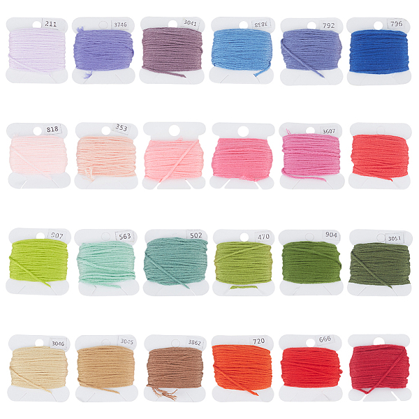 PandaHall PH 24 Skeins 6-Ply Embroidery Floss 1mm Cross Stitch Threads 24 Colors Friendship Bracelets Floss Crafting Arts Embroidery..., Multicolor
PandaHall PH 24 Skeins 6-Ply Embroidery Floss 1mm Cross Stitch Threads 24 Colors Friendship Bracelets Floss Crafting Arts Embroidery..., Multicolor