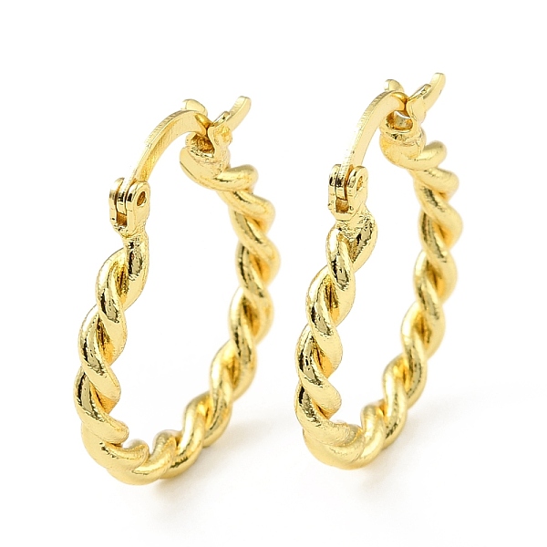 PandaHall Brass Twist Rope Hoop Earrings for Women, Lead Free & Cadmium Free & Nickel Free, Real 18K Gold Plated, 28x24x4mm, Pin: 0.5mm...
PandaHall Brass Twist Rope Hoop Earrings for Women, Lead Free & Cadmium Free & Nickel Free, Real 18K Gold Plated, 28x24x4mm, Pin: 0.5mm...