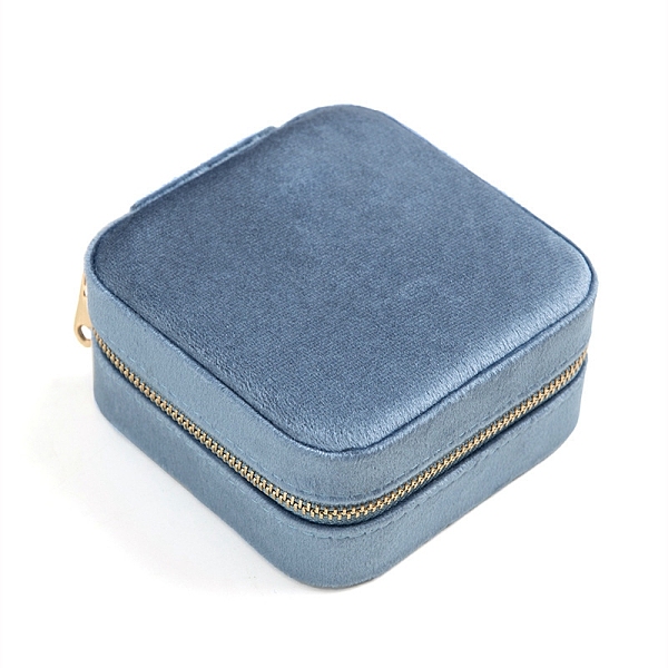 PandaHall Square Velet Zipper Jewelry Set Boxes, Travel Portable Mirror Jewelry Case, for Necklace Ring Earring Pendant Storage Case, Steel...
PandaHall Square Velet Zipper Jewelry Set Boxes, Travel Portable Mirror Jewelry Case, for Necklace Ring Earring Pendant Storage Case, Steel...