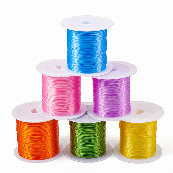 PandaHall 6 Rolls 6 Colors 10M Flat Elastic Crystal String, Elastic Beading Thread, for Stretch Bracelet Making, Mixed Color, 0.7mm, about..., Multicolor
PandaHall 6 Rolls 6 Colors 10M Flat Elastic Crystal String, Elastic Beading Thread, for Stretch Bracelet Making, Mixed Color, 0.7mm, about..., Multicolor