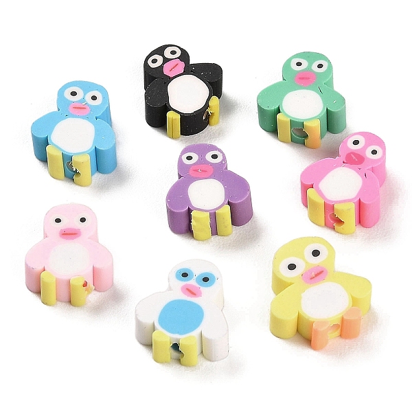 PandaHall Handmade Polymer Clay Beads, Penguin, Mixed Color, 10.5~12x9.5x4mm, Hole: 1.8mm Polymer Clay Penguin Multicolor
PandaHall Handmade Polymer Clay Beads, Penguin, Mixed Color, 10.5~12x9.5x4mm, Hole: 1.8mm Polymer Clay Penguin Multicolor
