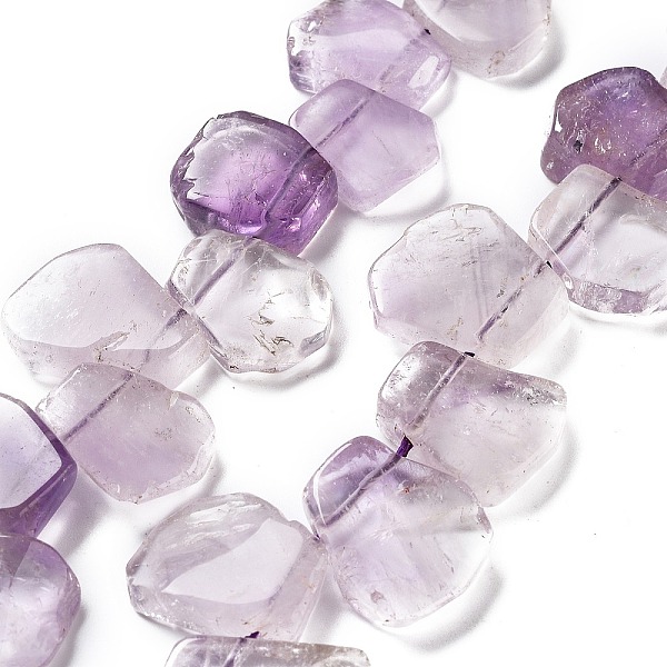 PandaHall Natural Amethyst Beads Strands, Nuggets, Top Drilled, 16~17x18~23.5x6~8mm, Hole: 0.7mm, about 15pcs/strand, 7.28~7.72''...
PandaHall Natural Amethyst Beads Strands, Nuggets, Top Drilled, 16~17x18~23.5x6~8mm, Hole: 0.7mm, about 15pcs/strand, 7.28~7.72''...