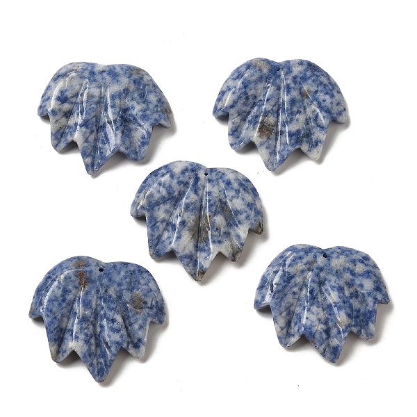 PandaHall Natural Blue Spot Jasper Carved Pendants, Leaf Charms, 43~44x49~50x7~7.5mm, Hole: 1.4mm Blue Spot Jasper Leaf
PandaHall Natural Blue Spot Jasper Carved Pendants, Leaf Charms, 43~44x49~50x7~7.5mm, Hole: 1.4mm Blue Spot Jasper Leaf