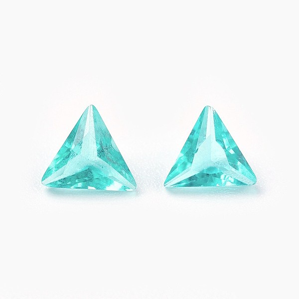 PandaHall Cubic Zirconia Pointed Back Cabochons, Triangle, Faceted, Turquoise, 5x6x3mm Cubic Zirconia Triangle Green
PandaHall Cubic Zirconia Pointed Back Cabochons, Triangle, Faceted, Turquoise, 5x6x3mm Cubic Zirconia Triangle Green