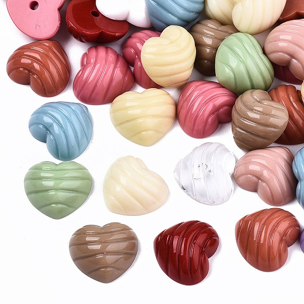 PandaHall Mixed Opaque & Transparent Resin Beads, Half Drilled, Corrugated, Heart, Mixed Color, 16x17.5x8mm, Hole: 2mm Resin Heart..., Multicolor
PandaHall Mixed Opaque & Transparent Resin Beads, Half Drilled, Corrugated, Heart, Mixed Color, 16x17.5x8mm, Hole: 2mm Resin Heart..., Multicolor