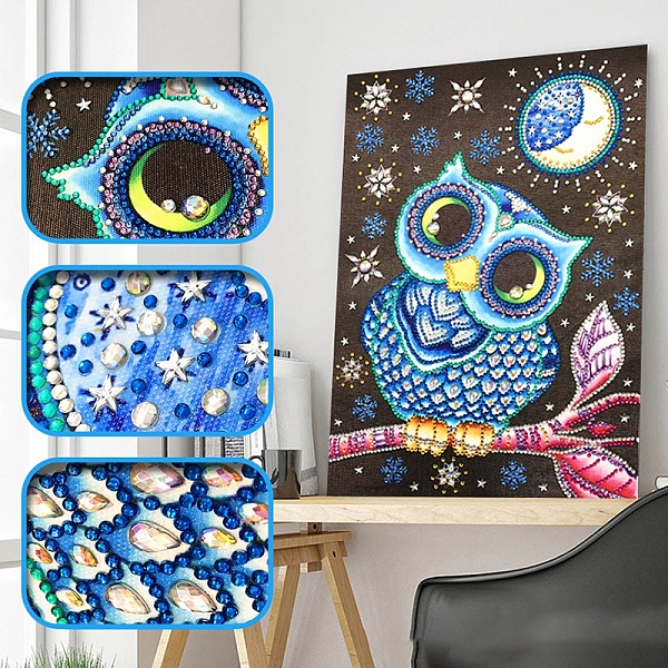 PandaHall DIY Birds Theme Diamond Painting Kits, Including Canvas, Resin Rhinestones, Diamond Sticky Pen, Tray Plate and Glue Clay, Owl...
PandaHall DIY Birds Theme Diamond Painting Kits, Including Canvas, Resin Rhinestones, Diamond Sticky Pen, Tray Plate and Glue Clay, Owl...
