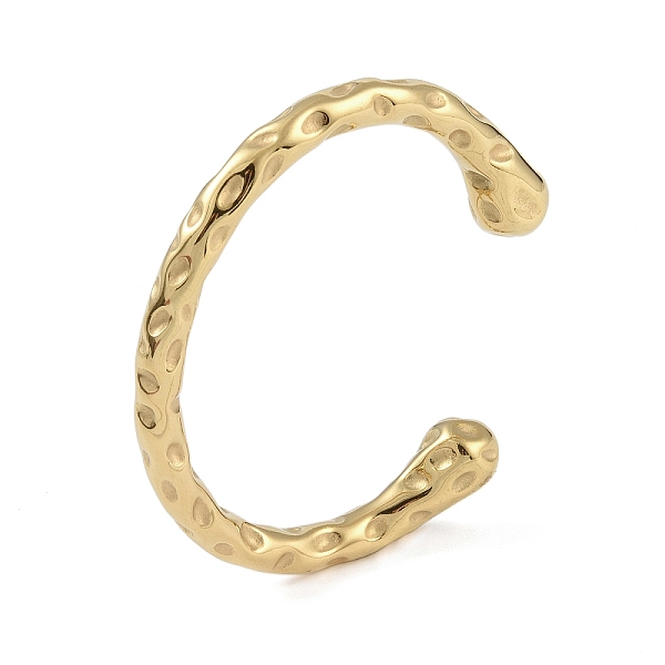 PandaHall 304 Stainless Steel Open Cuff Textured Bangles for Women, Golden, Inner Diameter: 1-7/8x2-3/8 inch(4.7x5.9cm) 304 Stainless Steel
PandaHall 304 Stainless Steel Open Cuff Textured Bangles for Women, Golden, Inner Diameter: 1-7/8x2-3/8 inch(4.7x5.9cm) 304 Stainless Steel