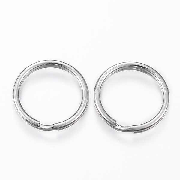 PandaHall 304 Stainless Steel Split Key Rings, Keychain Clasp Findings, Stainless Steel Color, Inner Diameter: 20mm, 23x1.4~2.2mm 304...
PandaHall 304 Stainless Steel Split Key Rings, Keychain Clasp Findings, Stainless Steel Color, Inner Diameter: 20mm, 23x1.4~2.2mm 304...