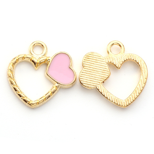 PandaHall Alloy Enamel Pendants, Heart, Light Gold, Pink, 18x18x2.5mm, Hole: 2mm Alloy+Enamel Heart Pink
PandaHall Alloy Enamel Pendants, Heart, Light Gold, Pink, 18x18x2.5mm, Hole: 2mm Alloy+Enamel Heart Pink