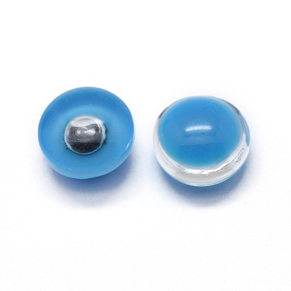 PandaHall Glass Beads, Undrilled/No Hole Beads, Evil Eye, Deep Sky Blue, 8x3mm Glass Evil Eye Blue
PandaHall Glass Beads, Undrilled/No Hole Beads, Evil Eye, Deep Sky Blue, 8x3mm Glass Evil Eye Blue