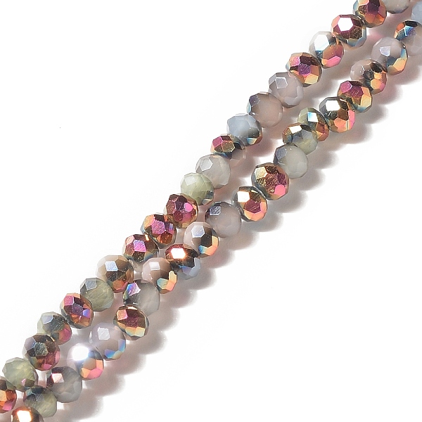 PandaHall Electroplated Glass Beads Strands, Multi-color Plated, Faceted, Abacus, Dark Gray, 3x2.5mm, Hole: 0.7mm, about 186pcs/strand...
PandaHall Electroplated Glass Beads Strands, Multi-color Plated, Faceted, Abacus, Dark Gray, 3x2.5mm, Hole: 0.7mm, about 186pcs/strand...