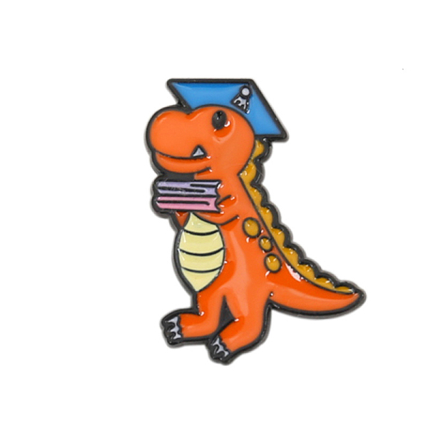 PandaHall Dinosaur with Book & Hat Enamel Pin, Alloy Brooch for Backpack Clothes, Coral, 29x21mm Alloy+Enamel Dinosaur Red
PandaHall Dinosaur with Book & Hat Enamel Pin, Alloy Brooch for Backpack Clothes, Coral, 29x21mm Alloy+Enamel Dinosaur Red