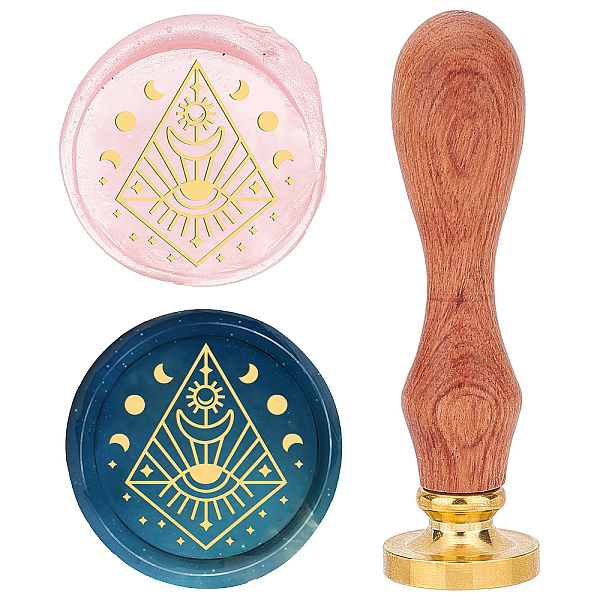 PandaHall CRASPIRE Wax Seal Stamp Evil Eye 25mm Moon Phase Sealing Wax Stamps Retro Rosewood Handle Removable Brass Head for Wedding...
PandaHall CRASPIRE Wax Seal Stamp Evil Eye 25mm Moon Phase Sealing Wax Stamps Retro Rosewood Handle Removable Brass Head for Wedding...
