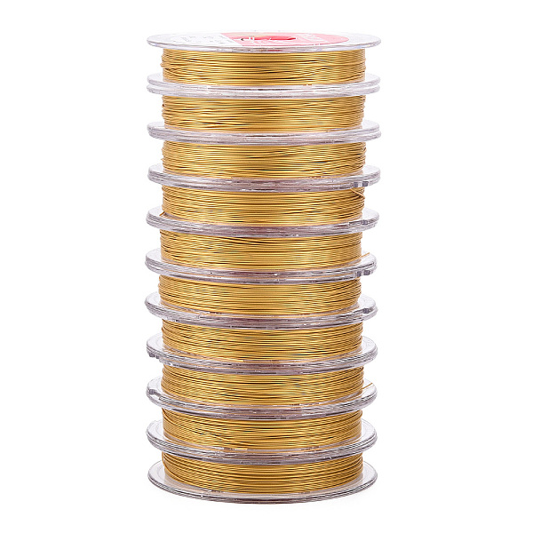 PandaHall Tiger Tail Wire, Stainless Steel Wire, Round, Golden, 0.6mm, about 32.81 Feet(10m)/Set Stainless Steel Round
PandaHall Tiger Tail Wire, Stainless Steel Wire, Round, Golden, 0.6mm, about 32.81 Feet(10m)/Set Stainless Steel Round