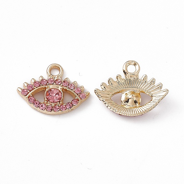 PandaHall Alloy Rhinestone Pendants, Eye Charm, Golden, Burgundy, 13.5x17.5x3.5mm, Hole: 1.8mm Alloy+Rhinestone Eye Red
PandaHall Alloy Rhinestone Pendants, Eye Charm, Golden, Burgundy, 13.5x17.5x3.5mm, Hole: 1.8mm Alloy+Rhinestone Eye Red
