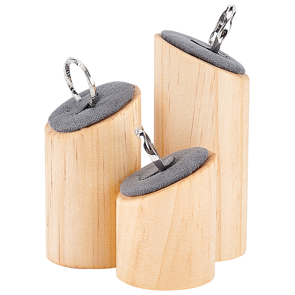 PandaHall FINGERINSPIRE 3 Pcs Solid Wood Ring Display Organizer Stand with Grey Velvet 3 Size Ring Display Holder Jewelry Organizer Holder...
PandaHall FINGERINSPIRE 3 Pcs Solid Wood Ring Display Organizer Stand with Grey Velvet 3 Size Ring Display Holder Jewelry Organizer Holder...