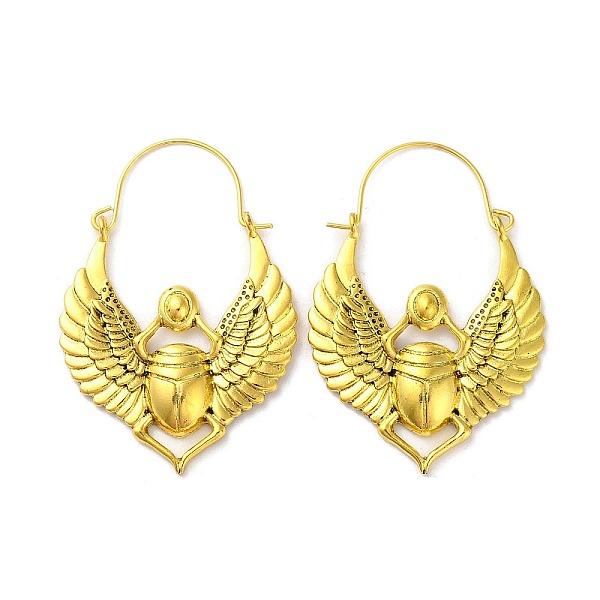 PandaHall Alloy Hoop Earrings, Tumblebugs with Wing, Antique Golden, 56x38.5mm Alloy Others
PandaHall Alloy Hoop Earrings, Tumblebugs with Wing, Antique Golden, 56x38.5mm Alloy Others