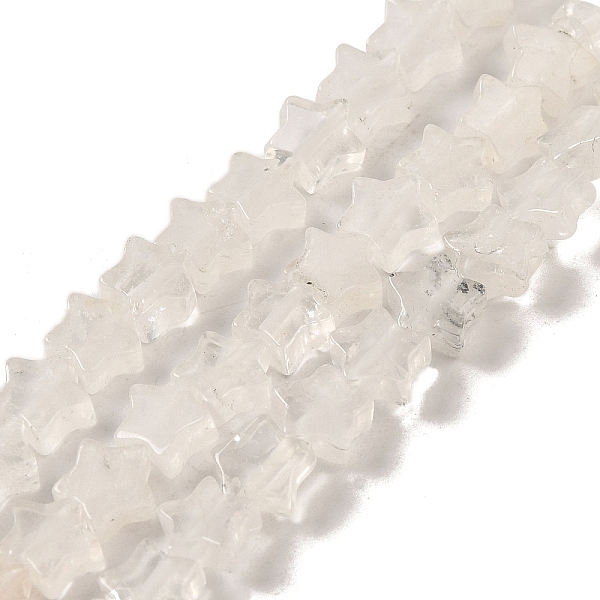 PandaHall Natural Quartz Crystal Beads Strands, Rock Crystal Star Beads, 6x5.5x2mm, Hole: 0.8mm, about 75pcs/strand, 14.57 inch(37cm) Quartz...
PandaHall Natural Quartz Crystal Beads Strands, Rock Crystal Star Beads, 6x5.5x2mm, Hole: 0.8mm, about 75pcs/strand, 14.57 inch(37cm) Quartz...