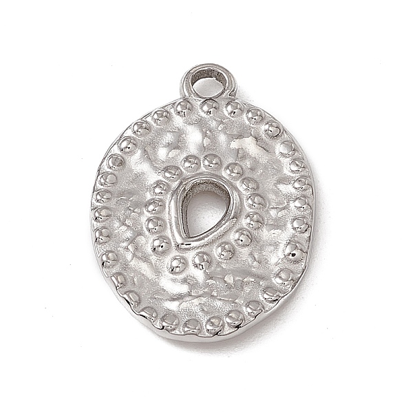 PandaHall 304 Stainless Steel Pendants, Textured, Oval Charm, Stainless Steel Color, 21.5x15x2mm, Hole: 2.3mm 304 Stainless Steel Oval
PandaHall 304 Stainless Steel Pendants, Textured, Oval Charm, Stainless Steel Color, 21.5x15x2mm, Hole: 2.3mm 304 Stainless Steel Oval
